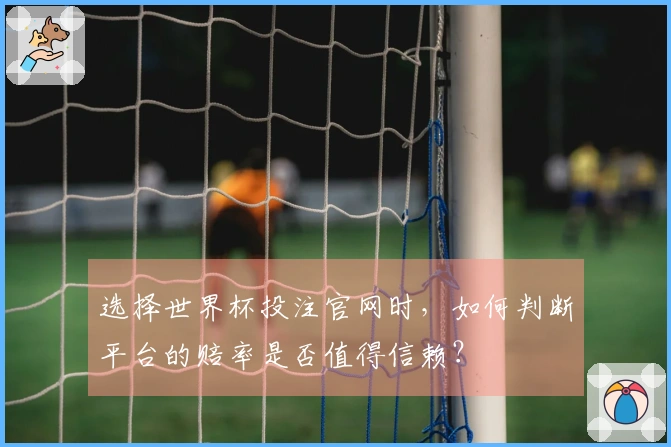 选择世界杯投注官网时，如何判断平台的赔率是否值得信赖？